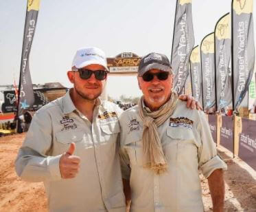 Mariana Simionescu son Anthony and ex-boyfriend Jean-Louis Schlesser ran an event in 2020.